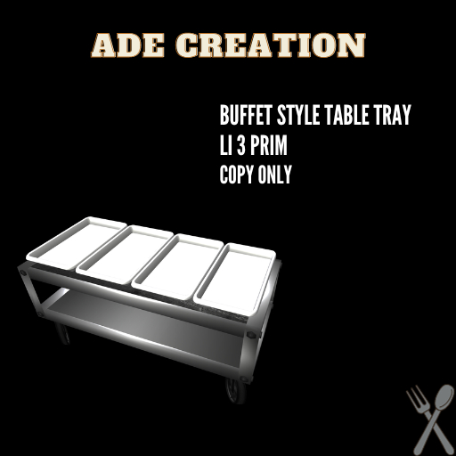 Second Life Marketplace Buffet Table Catering